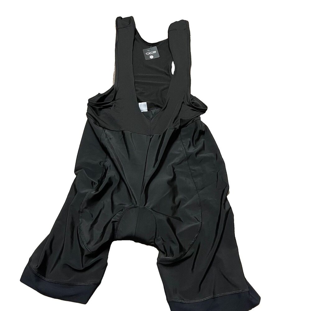 NWT OCG Men’s Padded Cycling Bib Shorts XXXL 3XL Black Exercise Outdoor Bike